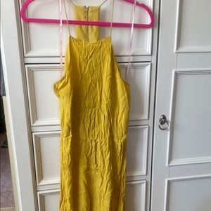 Forever 21 Yellow Backless Top